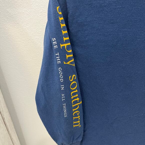 Simply Southern Girl's LG Puppies And Frosty Drinks Long Sleeve Graphic T-shirt - Picture 5 of 7